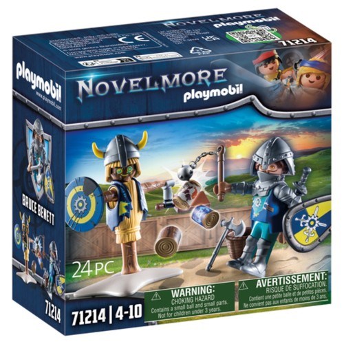 71214 Playmobil Novelmore - Ιπποτης Και Σκιαχτρο Εκπaιδευσης