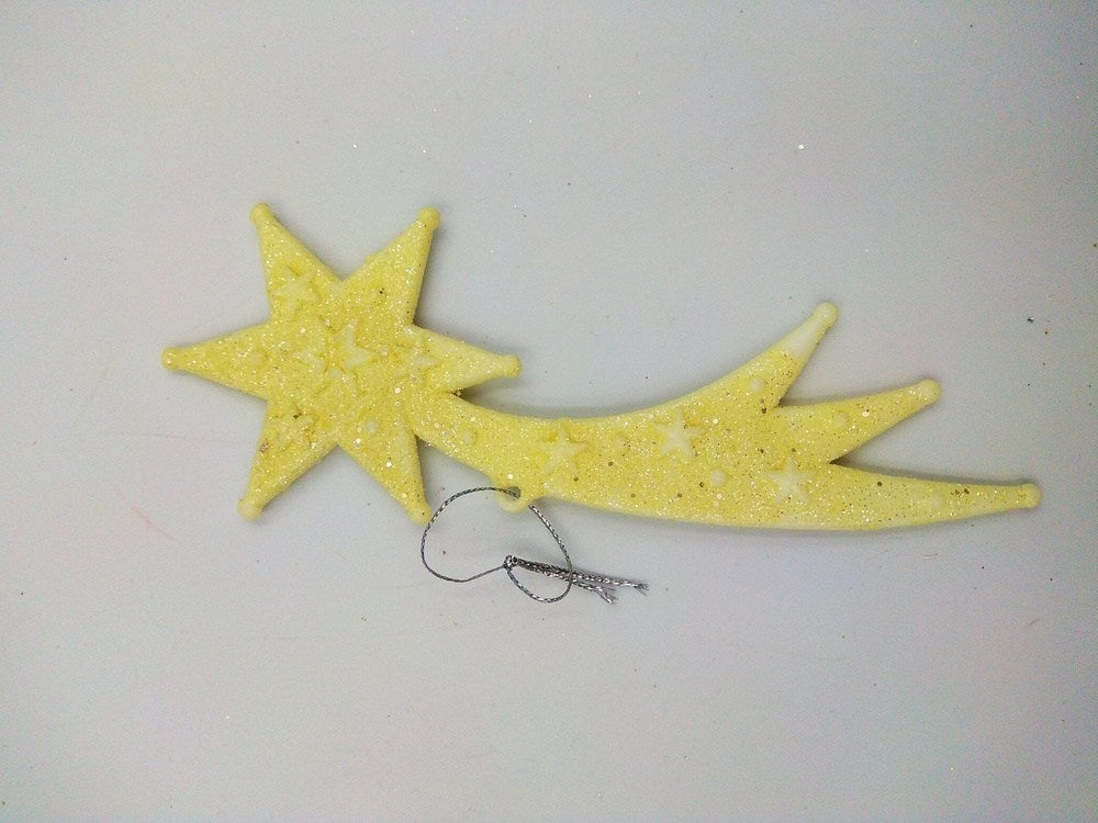 Στολιδι Δεντρου Αστερι Με Glitter