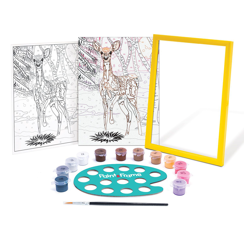 Paint & Frame Ζωγραφίζω Με Αριθμούς Snow Deer