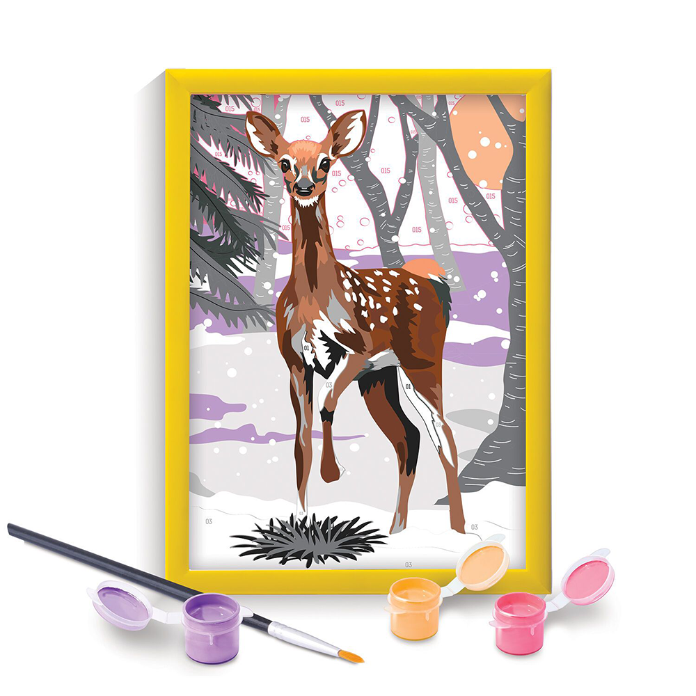 Paint & Frame Ζωγραφίζω Με Αριθμούς Snow Deer