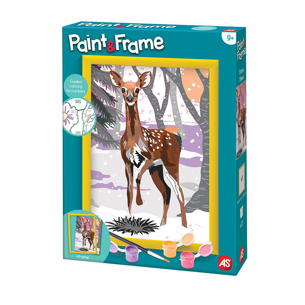 Paint & Frame Ζωγραφίζω Με Αριθμούς Snow Deer