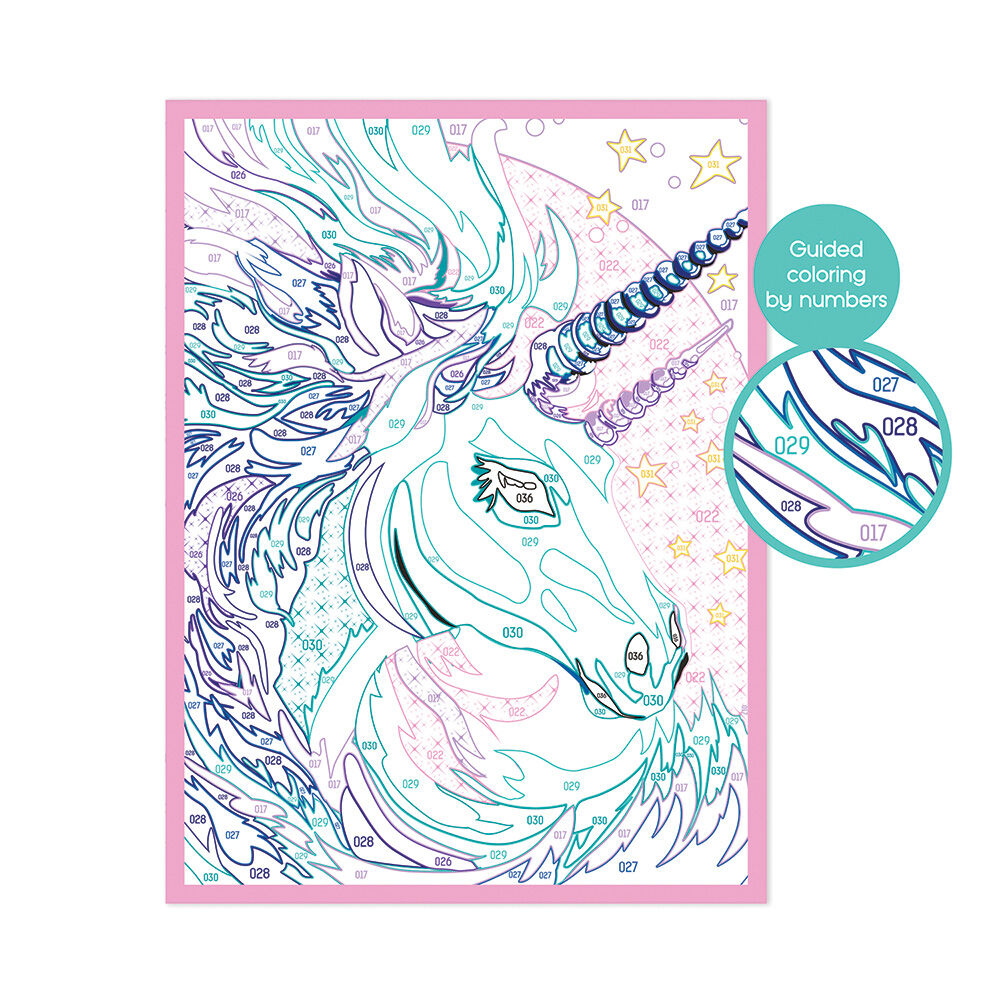 Paint & Frame Ζωγραφίζω Με Αριθμούς Fairytale Unicorn Για Ηλικίες 6+ Χρονών