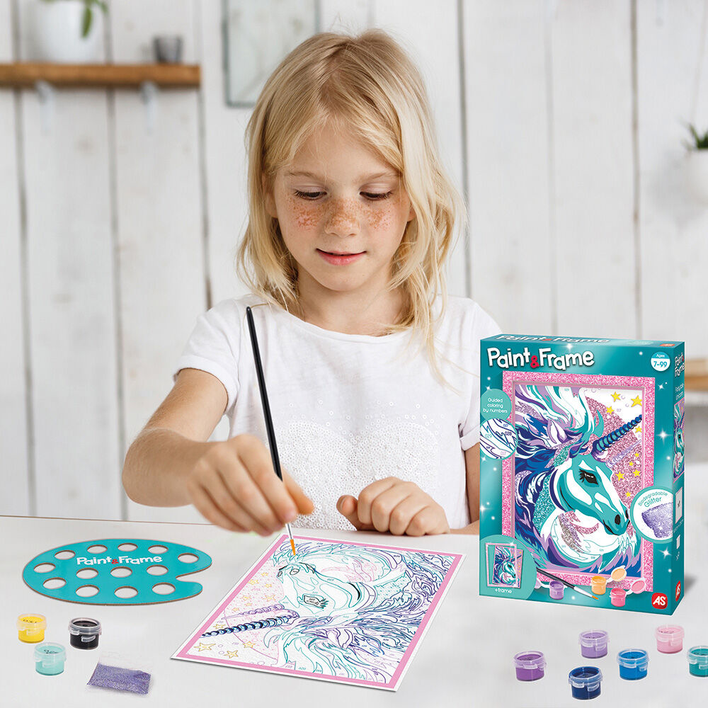 Paint & Frame Ζωγραφίζω Με Αριθμούς Fairytale Unicorn Για Ηλικίες 6+ Χρονών