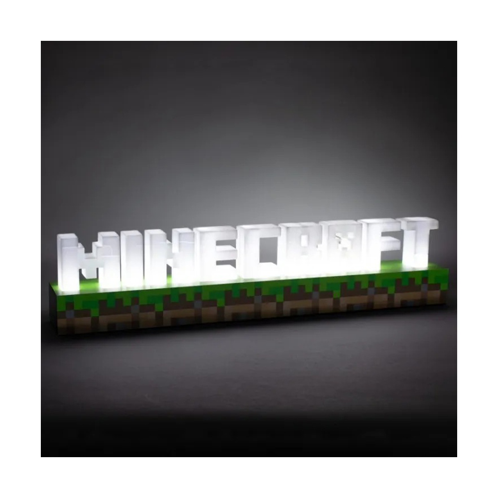 Paladone Παιδικό Διακοσμητικό Φωτιστικό Minecraft Logo Light