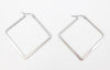 Κρικοι Τετραγωνοι Stainless Steel 4Cm
