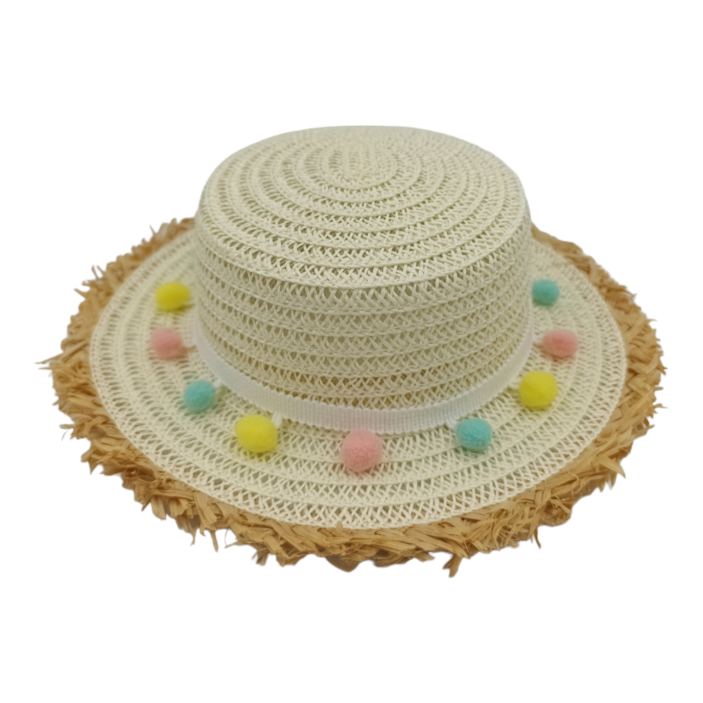 Καπέλο Καβουράκι Πομ Πομ Φ18εκ 2 Χρώματα