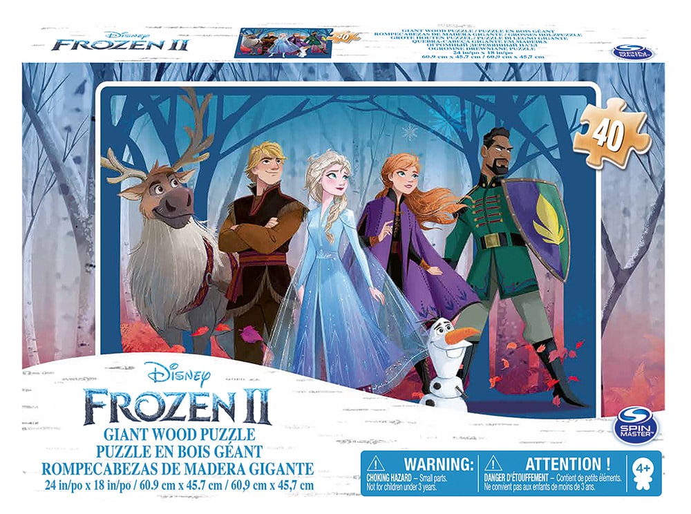 Spin Master Frozen Ii Giant Wood Puzzle 40Pcs