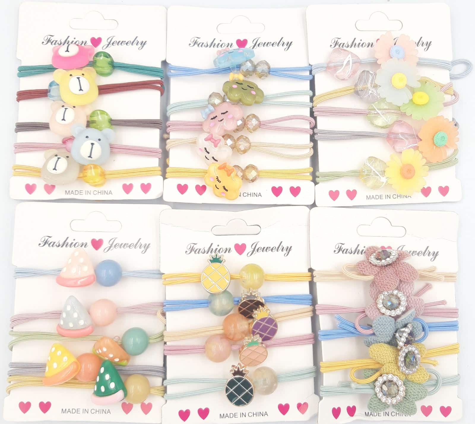 Λαστιχακια Σετ Με Σχεδια 5Τμχ