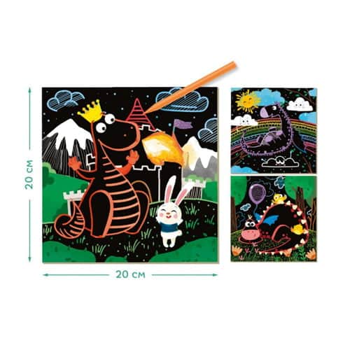 DODODodo Scratch Card Dragos – Ζωγραφικη Με Ξυστο Δρακοιpapell.gr