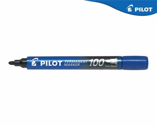 Pilot Μαρκαδορος Ανεξιτηλος Fine Sca-100 Μπλε