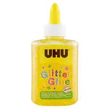 Uhu Glitter Glue Κιτρινο 90Gr