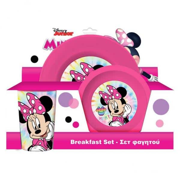 Σετ Πρωινου Disney Minnie Mouse 3 Τεμαχια