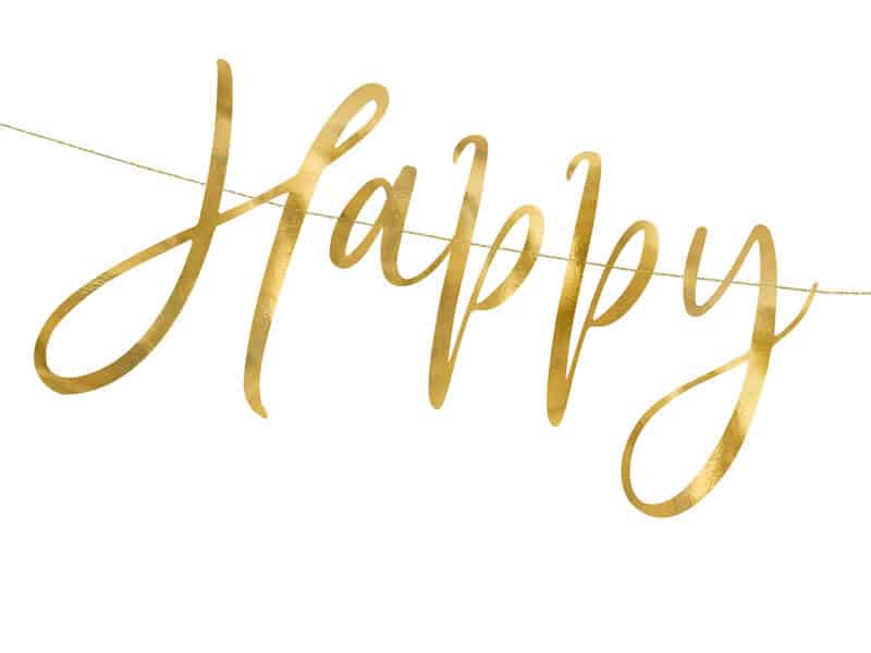 Πανο Happy New Year 66X18 Ek