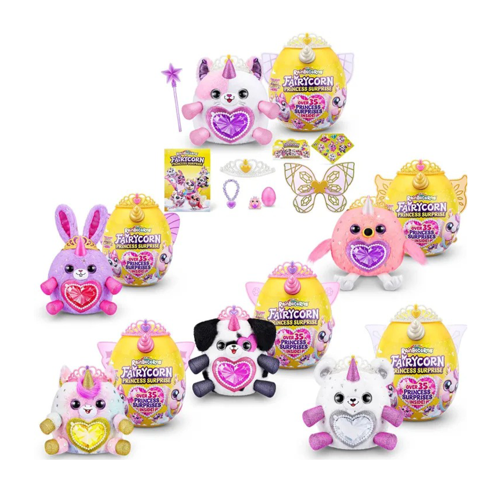 ZuruΛαμπάδα Rainbocorns Αυγό Princess Fairycorn Λούτρινο Series-6 Σχέδιαpapell.gr