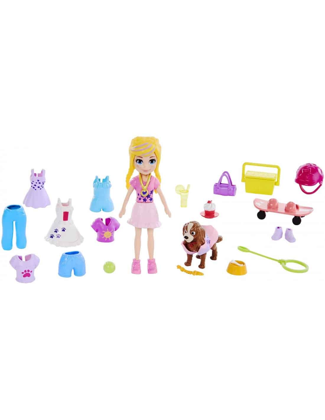 Polly Και Φιλοι Με Αξεσουαρ Girl'S Best Friend Pack