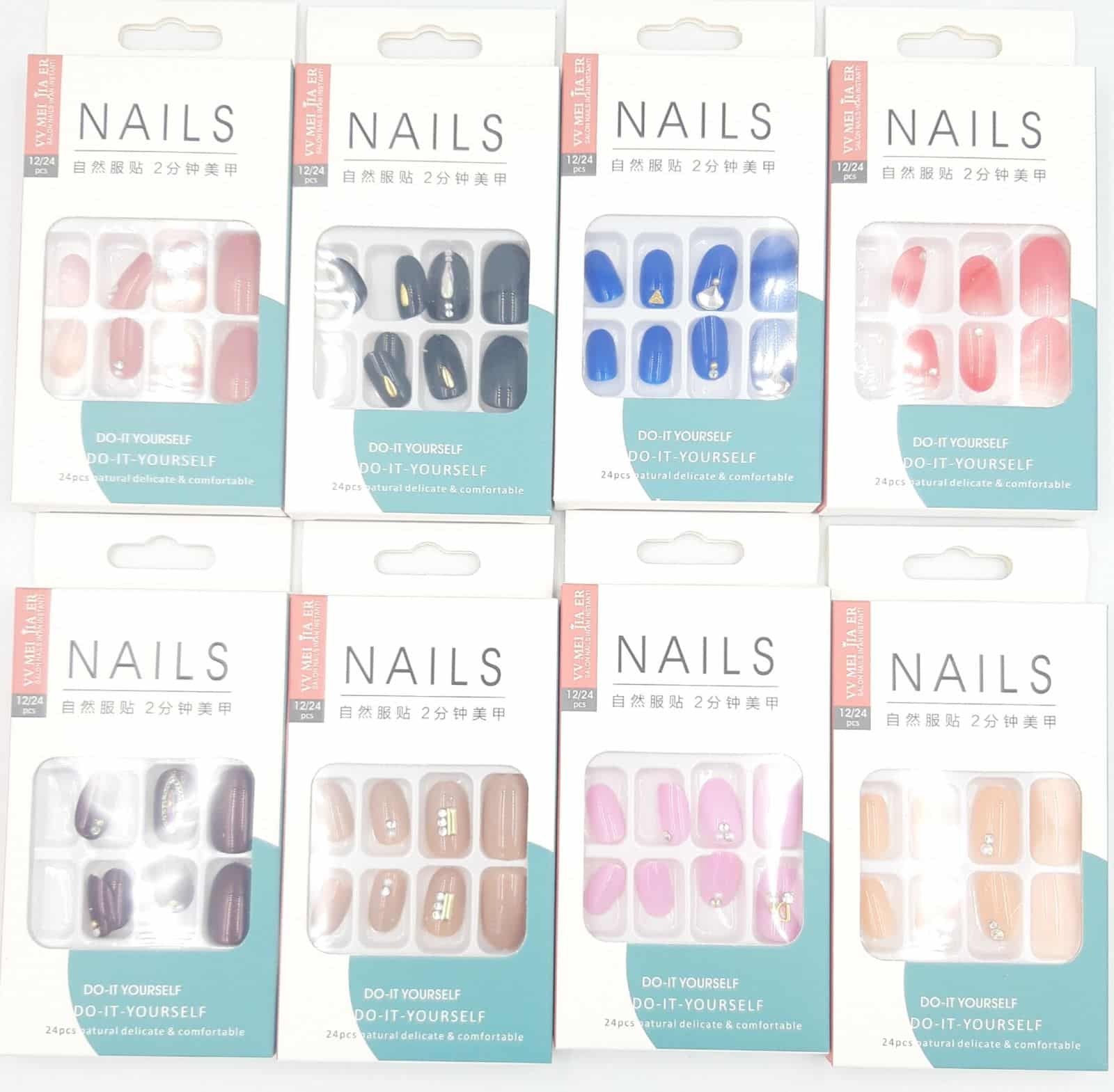 Τεχνητα Νυχια Με Διακοσμητικα Στρας Nails