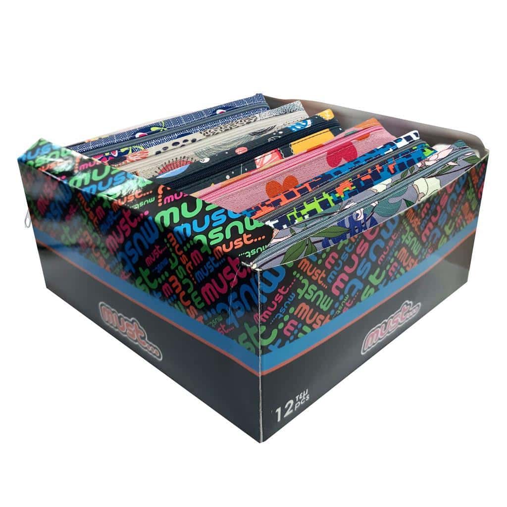 MUSTΚασετίνα Βαρελάκι Freedom 19X4X3 εκ Σε 6 Σχέδια Mustpapell.gr