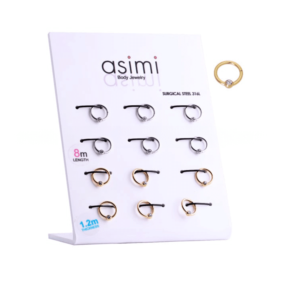 Septum Clicker Με Ζιργκον 1.2X8X3Mm Χειρουργικο Ατσαλι 316L