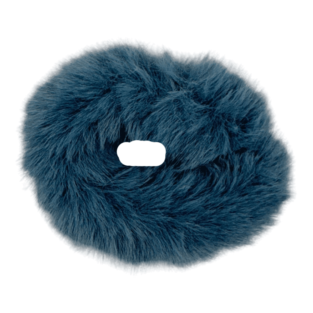 Scrunchies Γουνινο 1Τμχ Μονοχρωμο