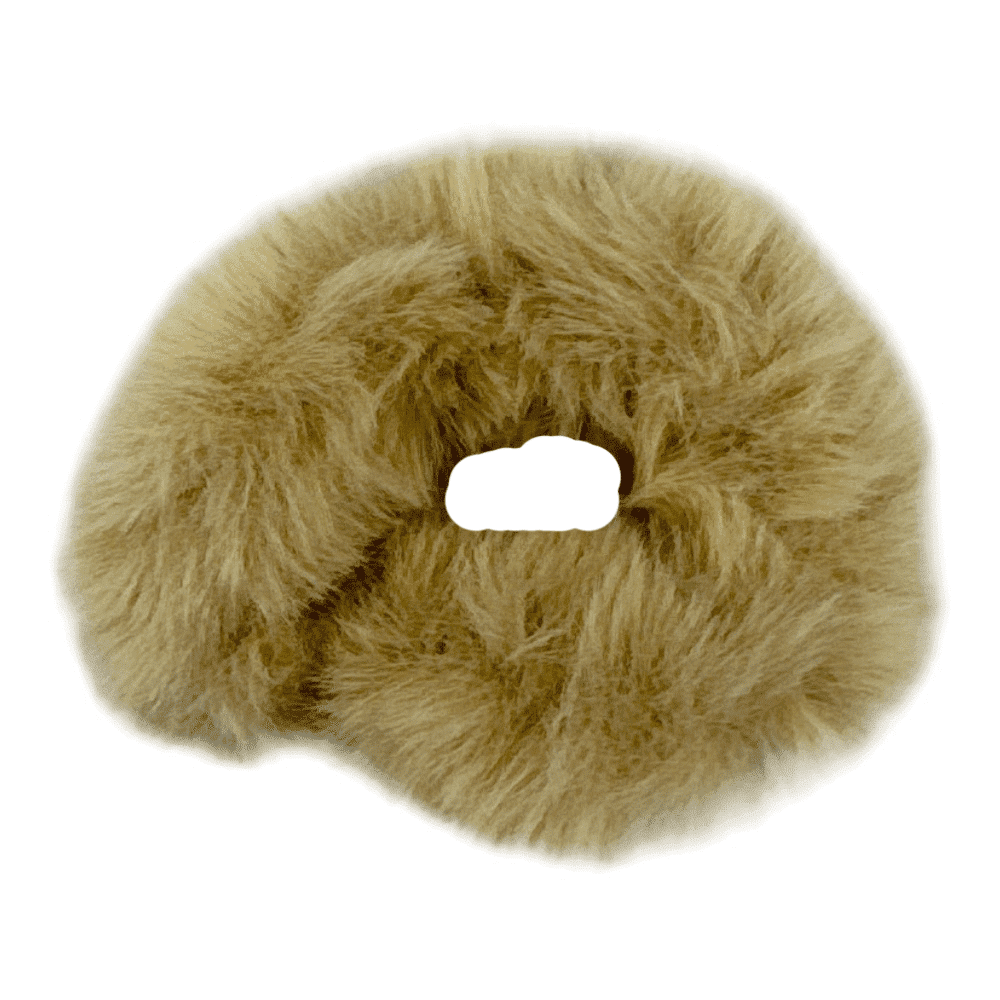 Scrunchies Γουνινο 1Τμχ Μονοχρωμο