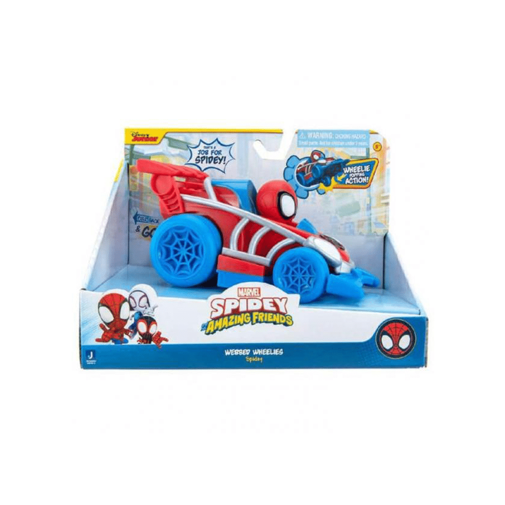 Spidey Pullback Οχημα 15Cm Με Φιγουρα Spidey