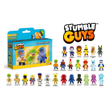 Stumble Guys 3D Mini Figures 3 Pack