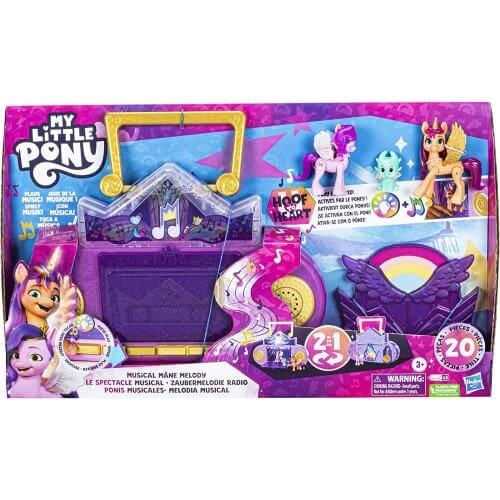 Hasbro My Little Pony Toys:Make Your Mark Musical Mane Melody, 3 Hoof To Heart Figures, Doll Playsets