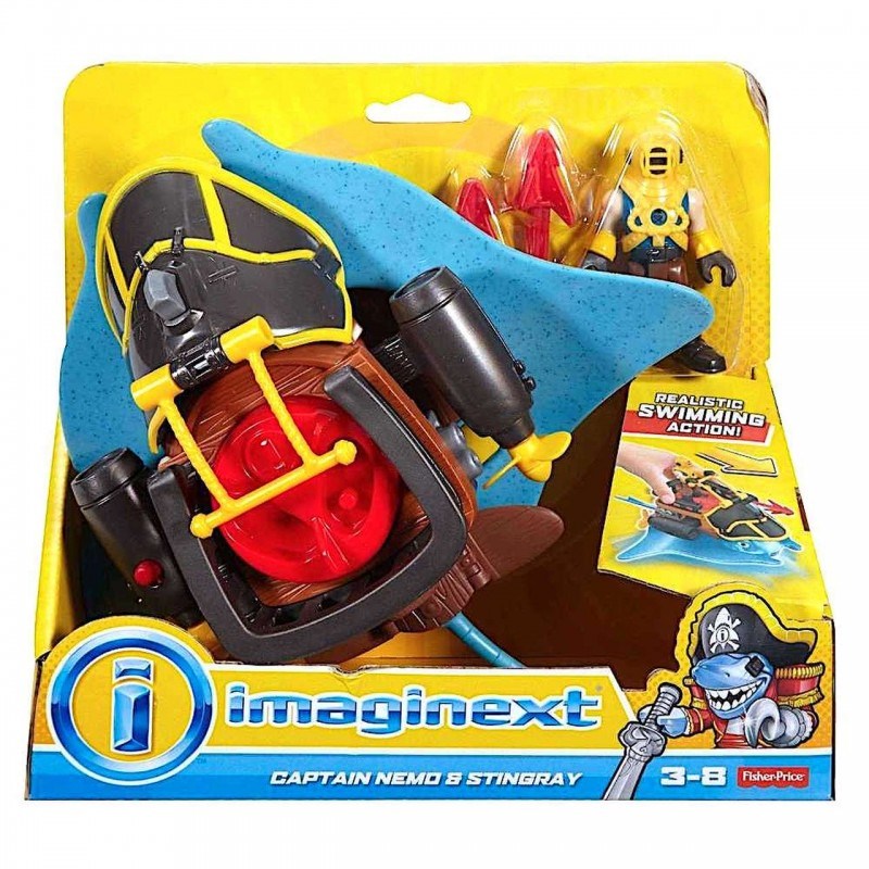 Imaginext Captain Nemo &Amp; Stingray