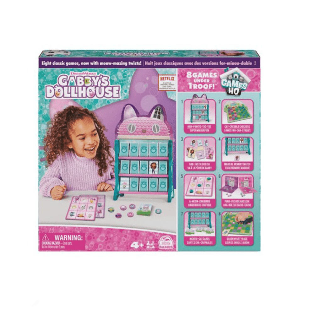 Spin Master Gabbby'S Dollhouse: 8 Παιχνιδια Με Την Gabby Επιτραπεζιο