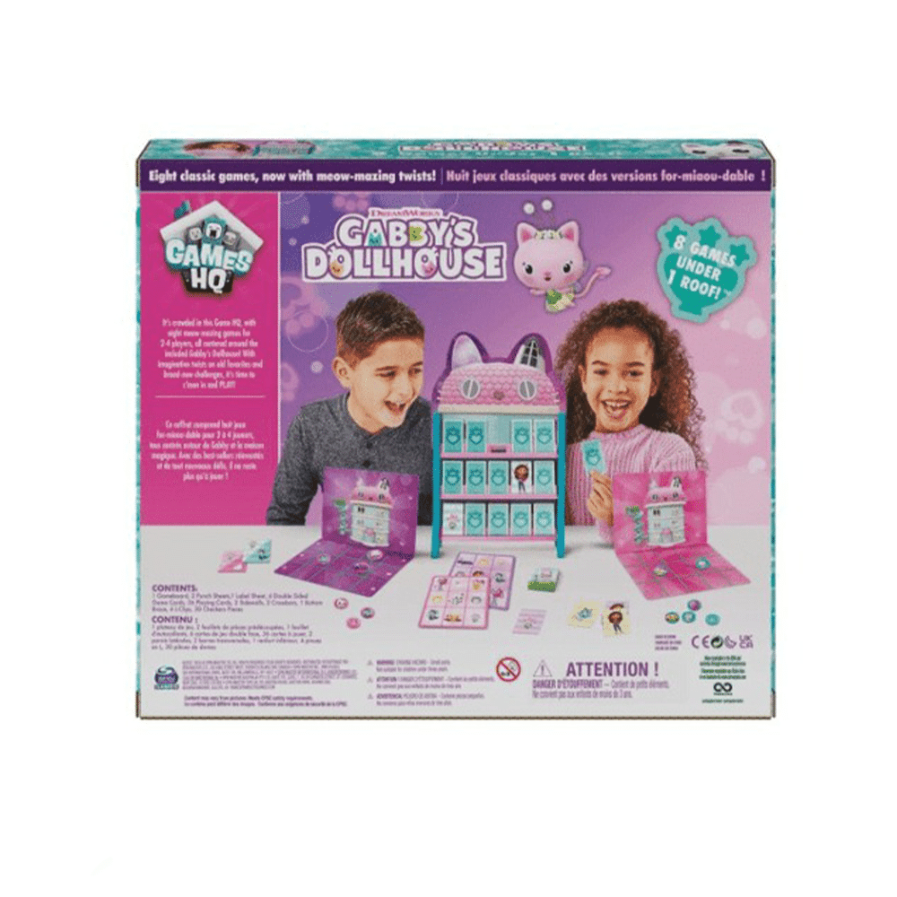 Spin Master Gabbby'S Dollhouse: 8 Παιχνιδια Με Την Gabby Επιτραπεζιο