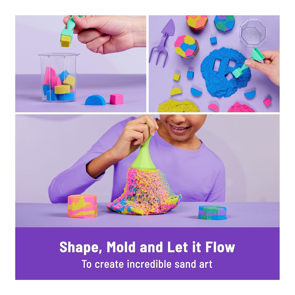 Spin Master Kinetic Sand: Sqish N' Create