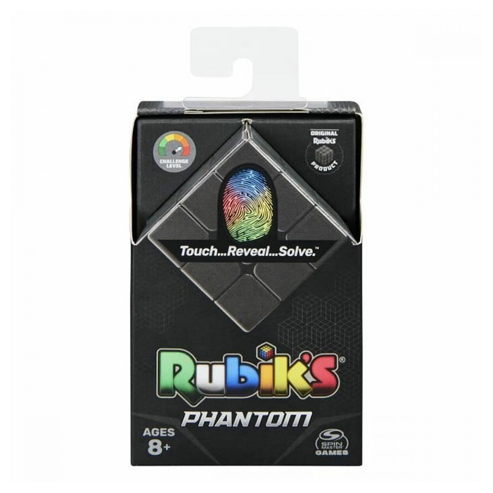 Spin Master Rubiks Cube - Phantom 3Χ3 - Touch & Reveal Cube