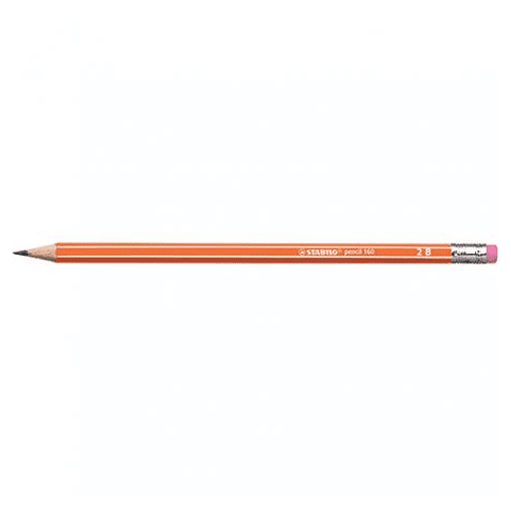 StabiloStabilo Μολύβι Pencil 160 Με Γόμα Πορτοκαλίpapell.gr