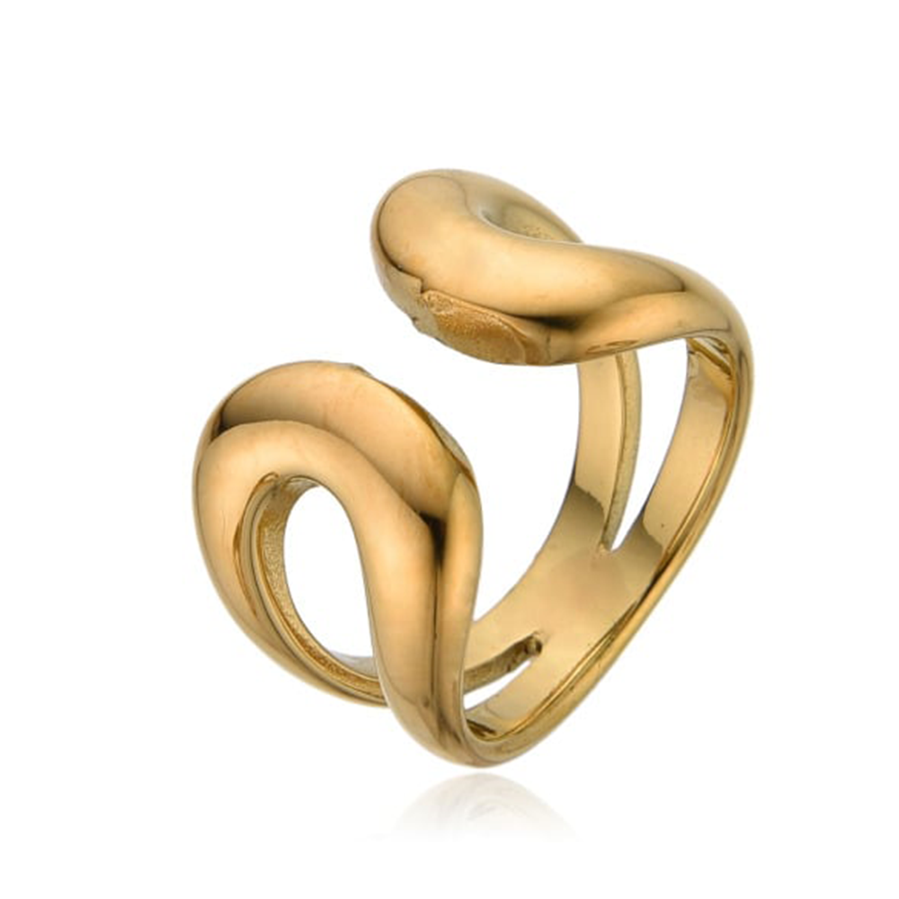 AsimiΕπίχρυσο Δαχτυλίδι Stainlees Steel 1 Τεμάχιοpapell.gr