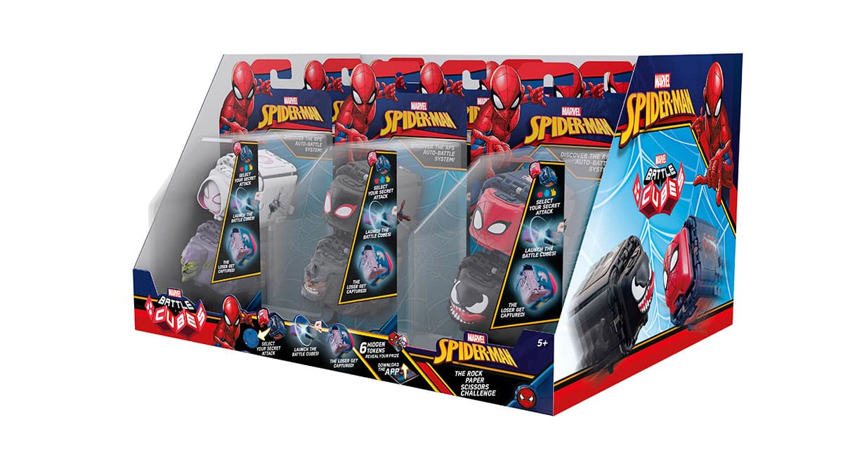 Marvel Spiderman Battle Cubes - Miles Morales/Rhino