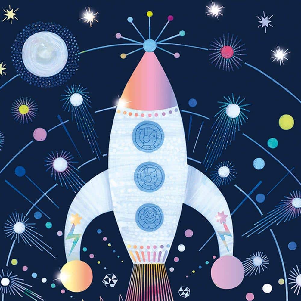 Djeco Ανακαλυπτω Ξυνοντας Την Εικονα Ολογραφικο Εφε 'Διαστημα'