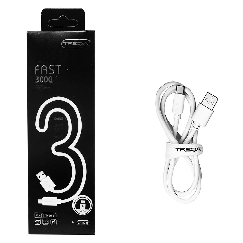 TREQATreqa Καλώδιο Φόρτισης Type-C 3Μpapell.gr