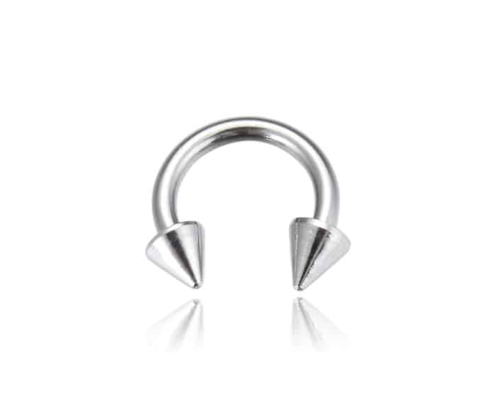 Σκουλαρικι Cone Circular Barbell 8-10Mm Surgical Steel 316L