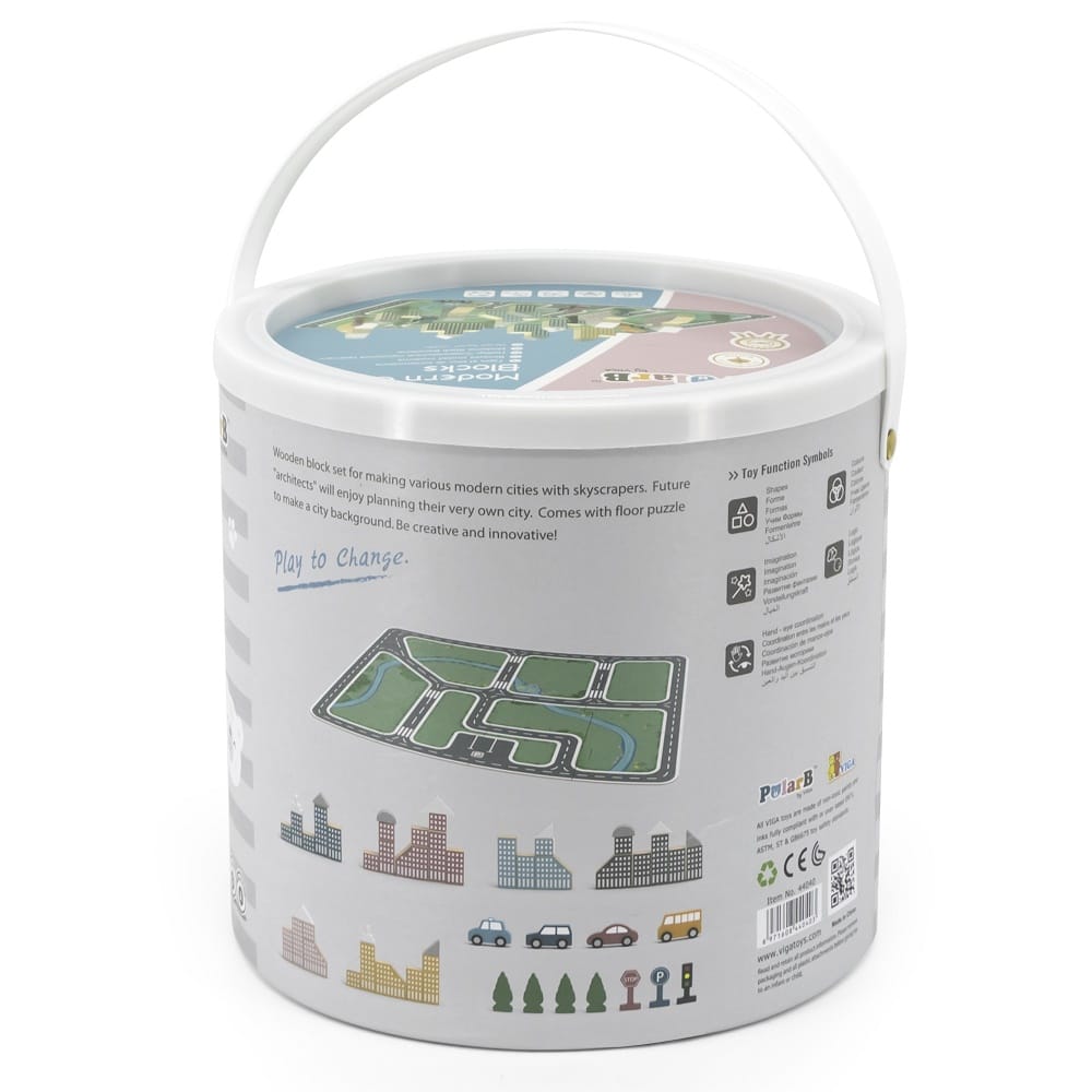 Viga 56 Ξυλινα Τουβλακια " Η Πολη "