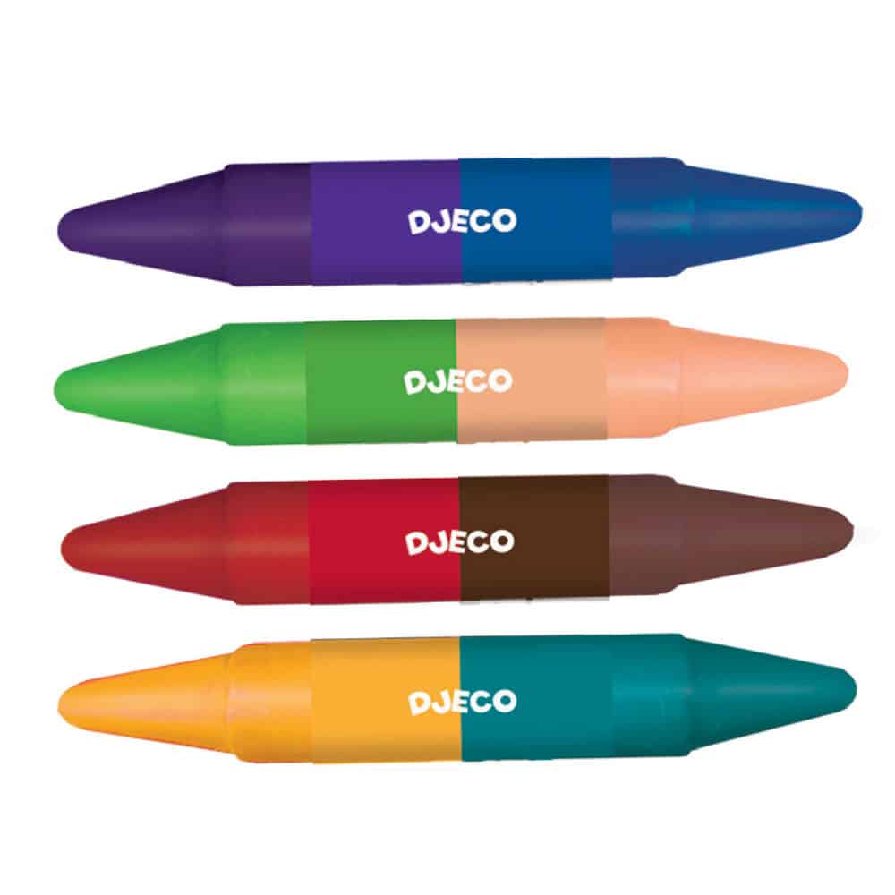 Djeco Ζωγραφιζω Με Μοτιβα &Amp; Κηρομπογιες " Ζωακια "