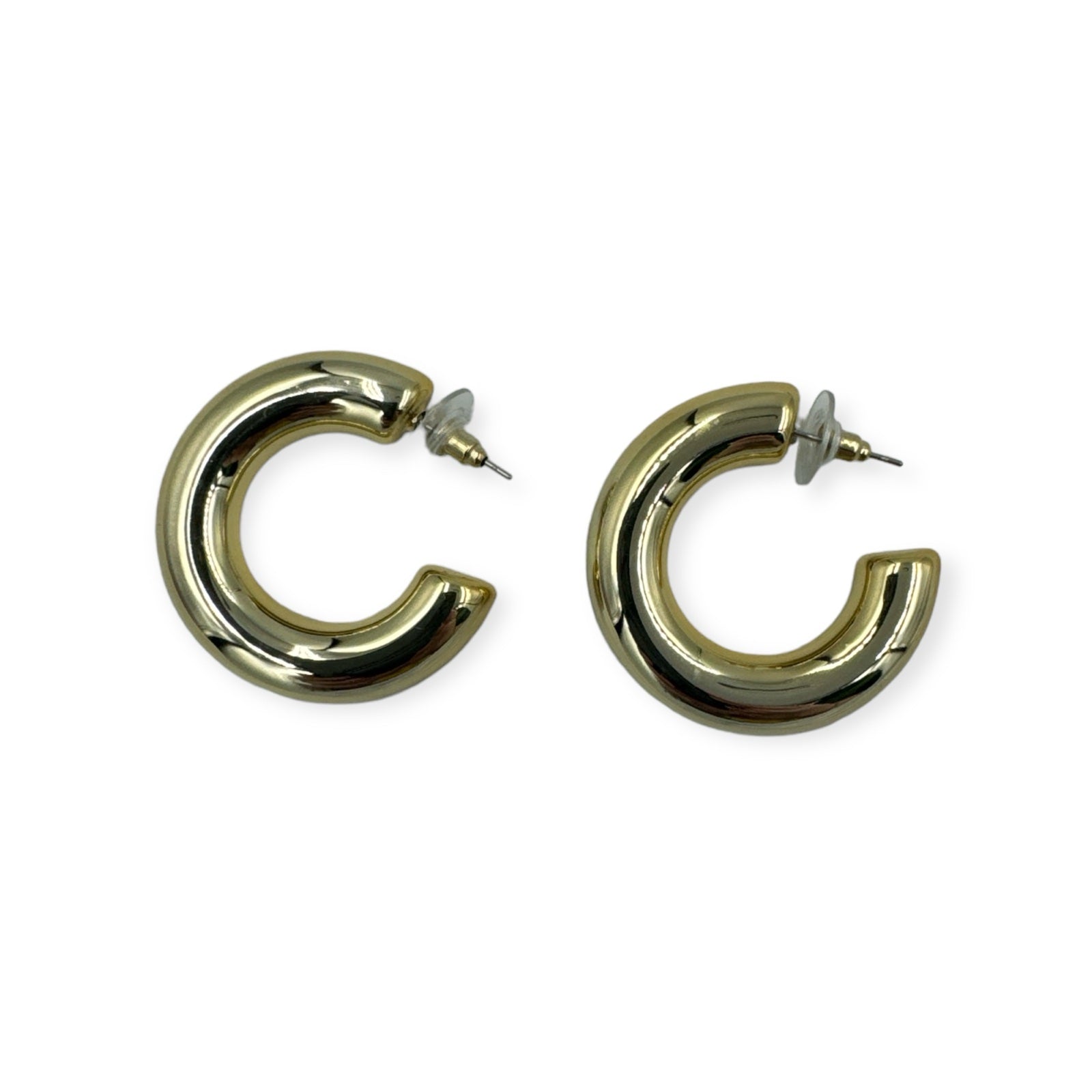 Κρίκοι Πολύ Φαρδιοί Φ4cm Χρυσό- Ασημί