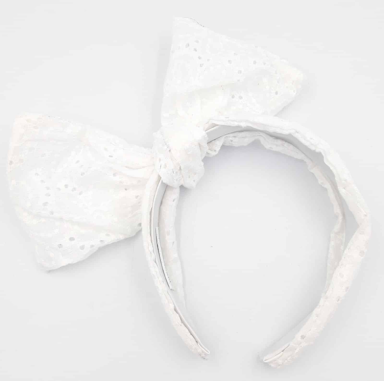 Στεκα Μαλλιων Πλεκτη Φαρδια Με Φιογκο