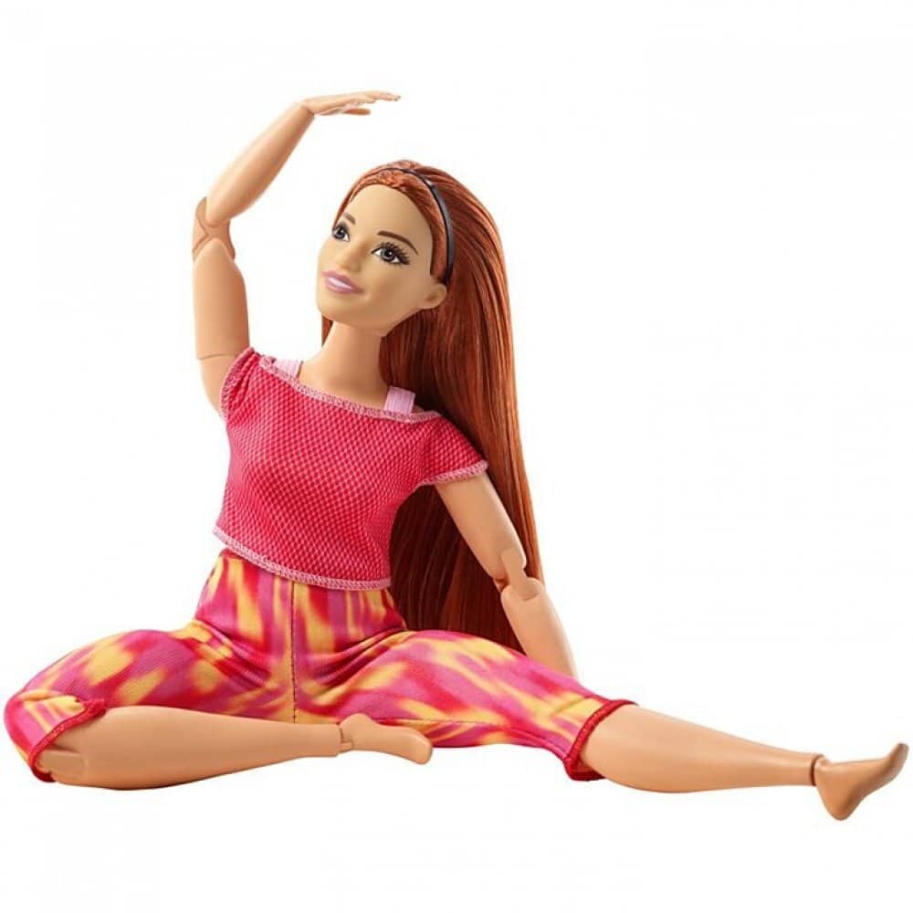 Barbie Νεες Αμετρητες Κινησεις Κουκλα Κοκκινα Μαλλια