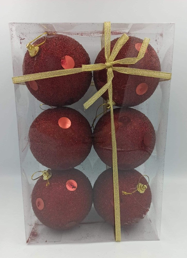 Μπαλα 80Μμ Κοκκινη Με Στρας