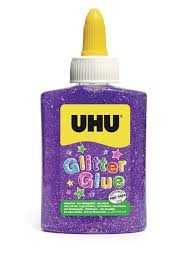 Uhu Glitter Glue Μωβ 90Gr