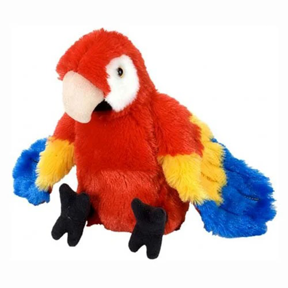 Wild RepublicWild Republic Mini Cuddlekins Λούτρινο Makaw Scarlet- Πορφυρός Μακάο 20Cmpapell.gr