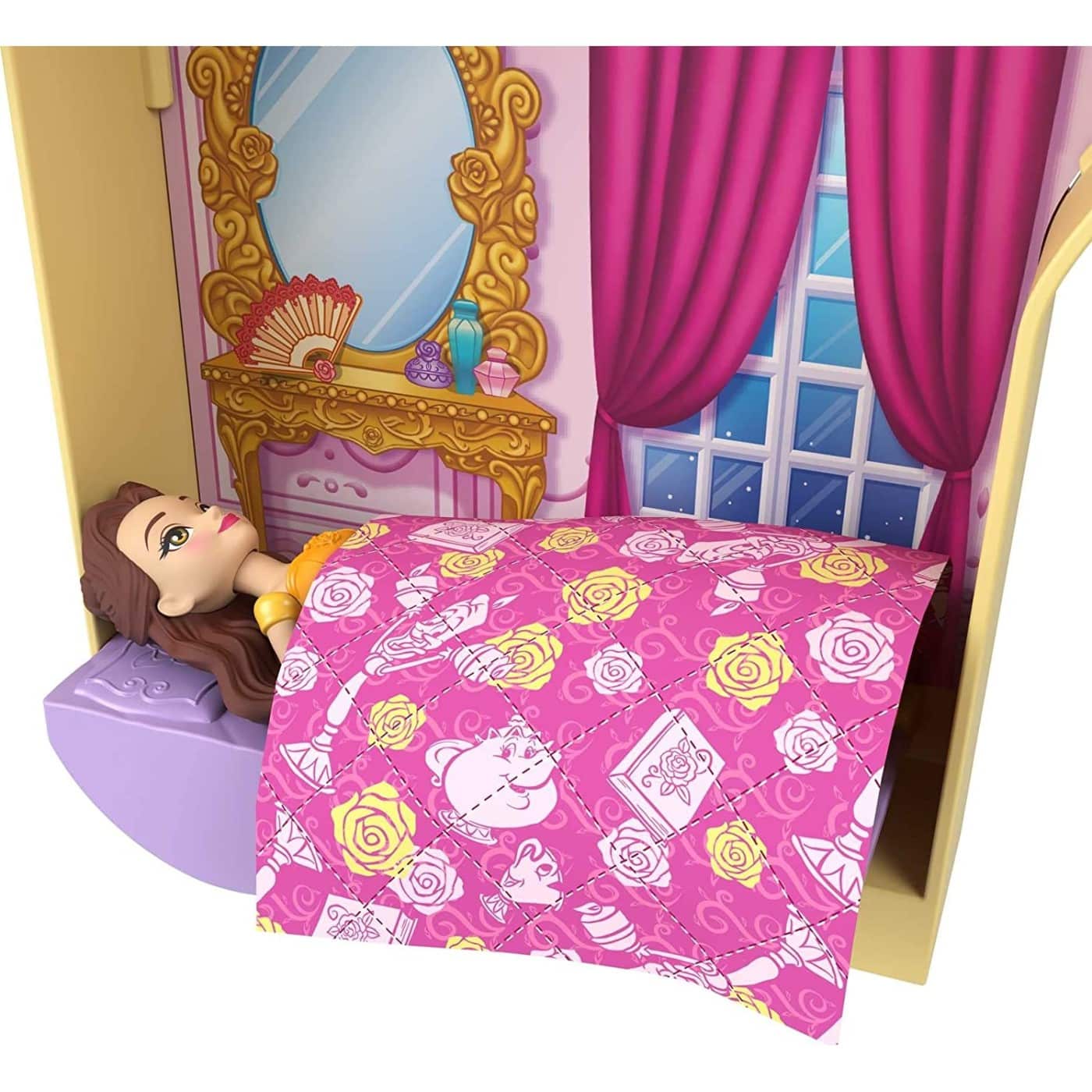 Mattel Disney Princess Μινι Κουκλες- Το Παλατι Της Πενταμορφης