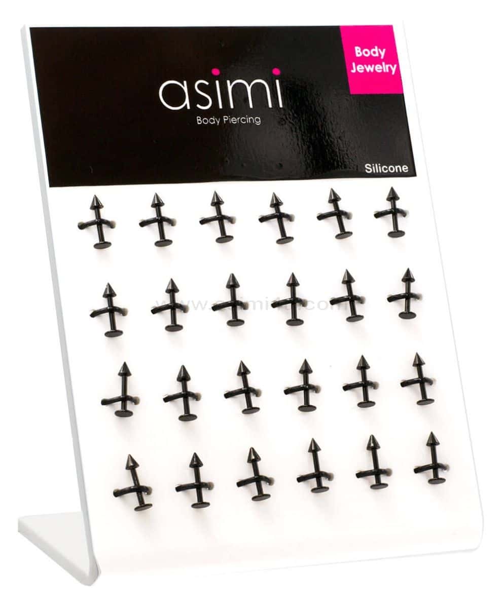 Σκουλαρικι Χειλιου Με Κωνο Απο Χειρουργικο Ατσαλι