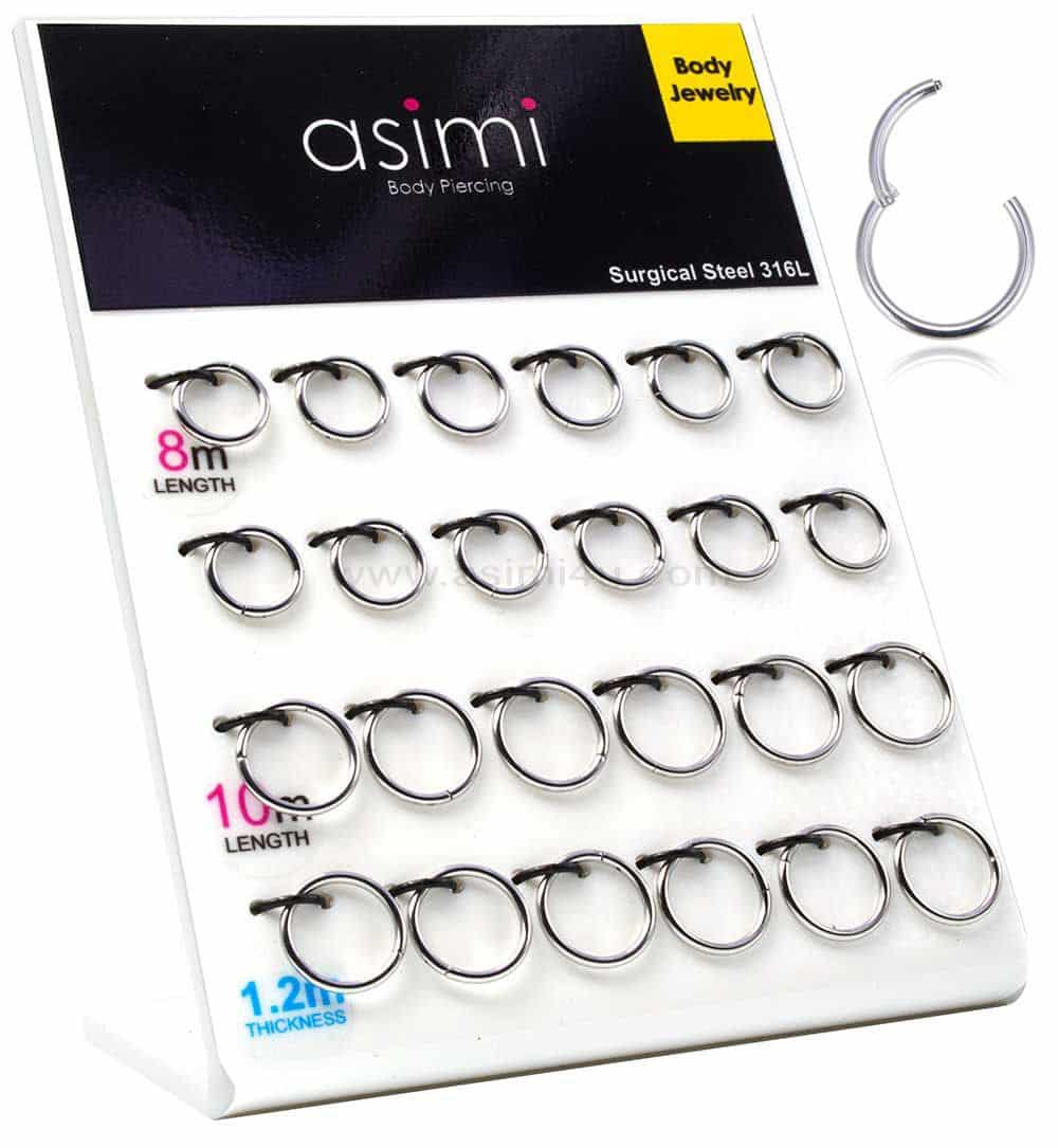 Σκουλαρικι Septum Μεντεσε Surgical Steel  316L 1,2Mm - 1 Τμχ
