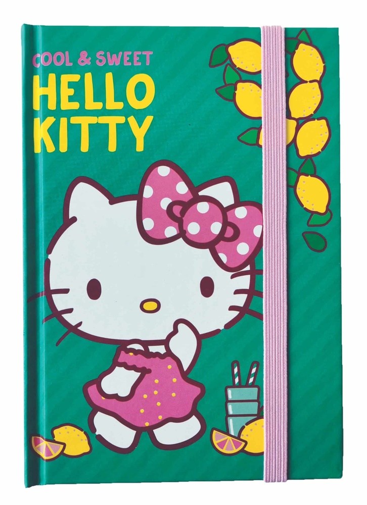 Gim Μπλοκακι Με Λαστιχο Hello Kitty Lemonade 15X10Cm